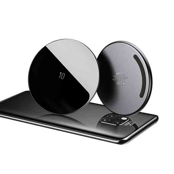 Бездротовий зарядний пристрій Baseus Simple Wireless Charger CCALL-CJK01 (Чорний) Миколаїв