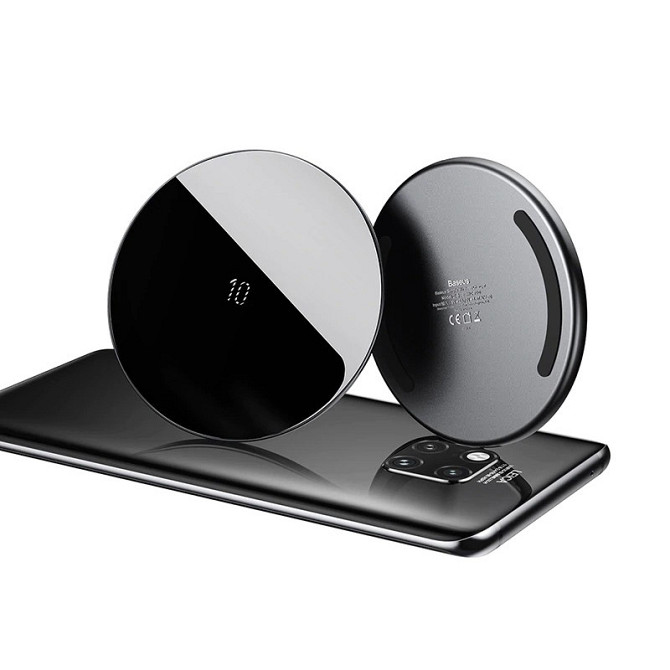 Бездротовий зарядний пристрій Baseus Simple Wireless Charger CCALL-CJK01 (Чорний) Миколаїв - фото 5