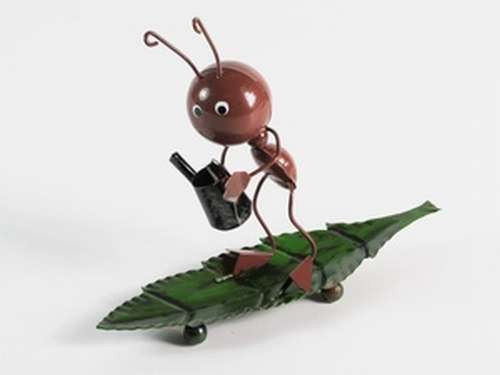 Декоративна металева фігурка Мурашка дачник Київ - фото 1