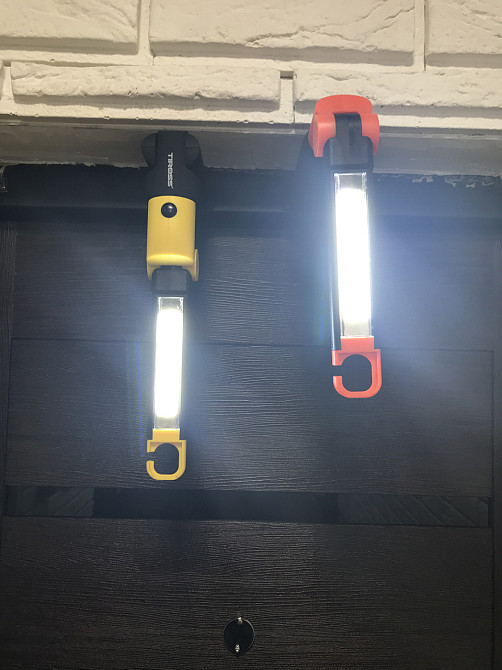 Фонарик кемпинговый на магните Tiross TS-1846 светодиодный мощный питание: 3хААА (3 батарейки) Каменское - изображение 1