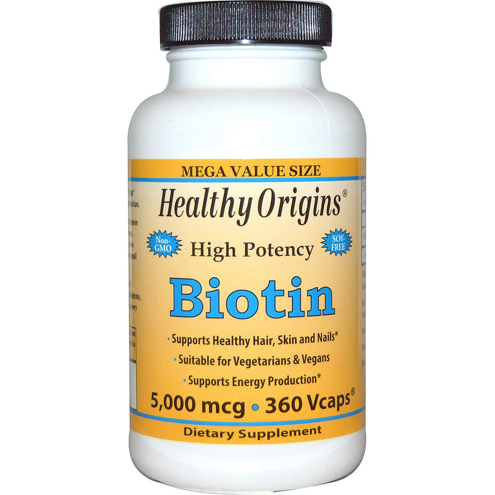Биотин (Biotin) 5000 мкг 360 капсул Київ - фото 1