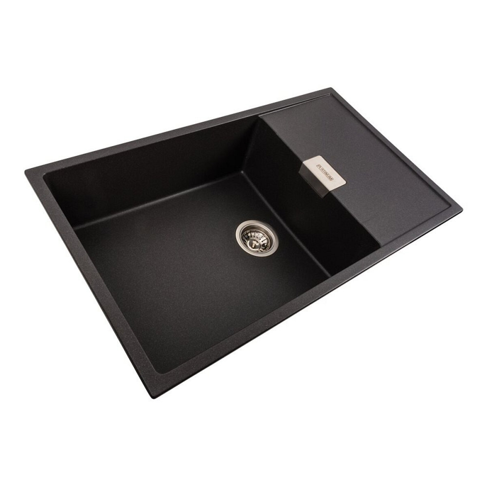 Гранітна мийка для кухні Platinum 8650 DIAMOND матовий Моріон Коломия - фото 2