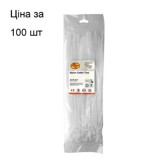 Хомути, Хомут (стійка) Білий, Нейлон, Розміри (мм): B-3.6 A-250. Марка автомобіля: Модель: 6-SERIES E24, МНОГО Київ