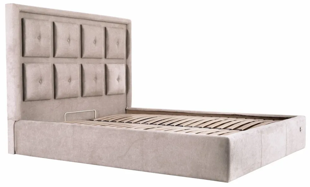 Кровать Двуспальная Windsor Comfort 160 х 190 см Мисти Mocco С подъемным механизмом и нишей для белья Мокко Днепр - изображение 20