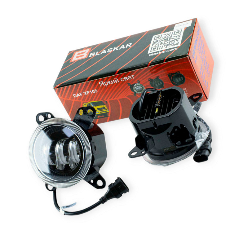 Фара DAF LED (90мм 3.5") 40W 5 лінз протитуманна Мукачево - фото 1