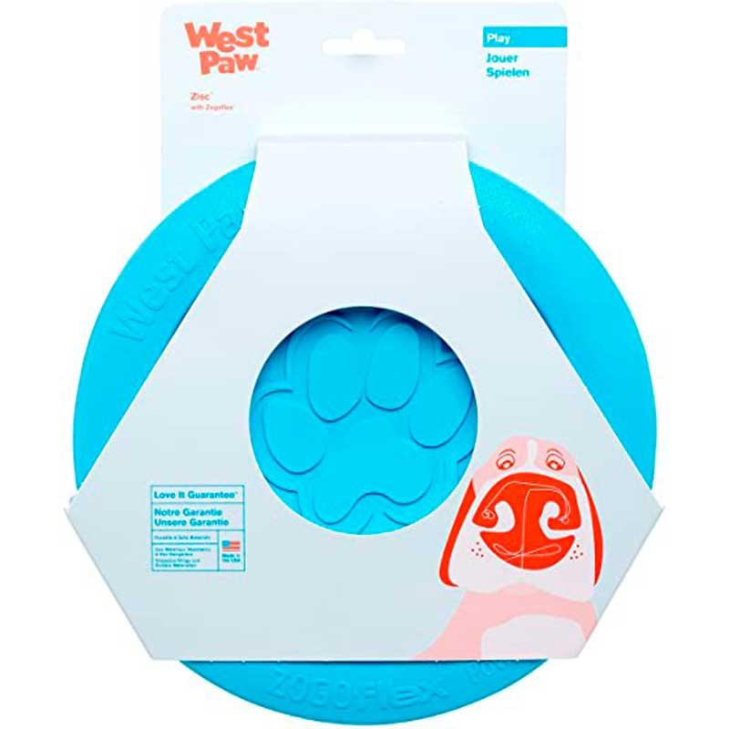 West Paw Zisc Flying Disc (Вест Пав Зиск) игрушка для собак фрисби Маленький - 17 см., Голубой Запорожье - изображение 2