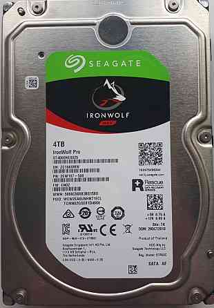 Жесткий хард диск HDD Hard Disk Seagate IronWolf Pro NAS 4TB 2шт. Киев
