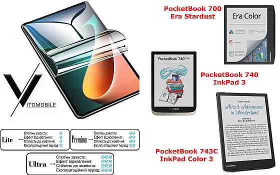 Полиуретановая пленка HyperClear Guard для PocketBook 700, 740, 743 Киев