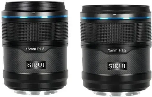 Объектив SIRUI Sniper Lens APS-C ZESTAW 2 OBIEKTYWÓW: AF 16mm F1.2 + 75mm Black Carbon do FUJIFILM X Киев - изображение 1