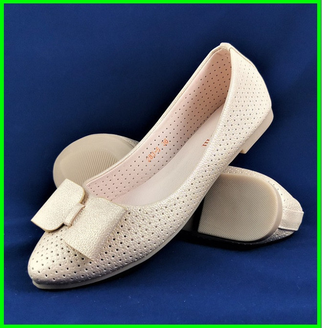 . Балетки Жіночі Бежеві Мокасини Туфлі (розміри: 36,38,40) - 83-5 Дніпро - фото 7