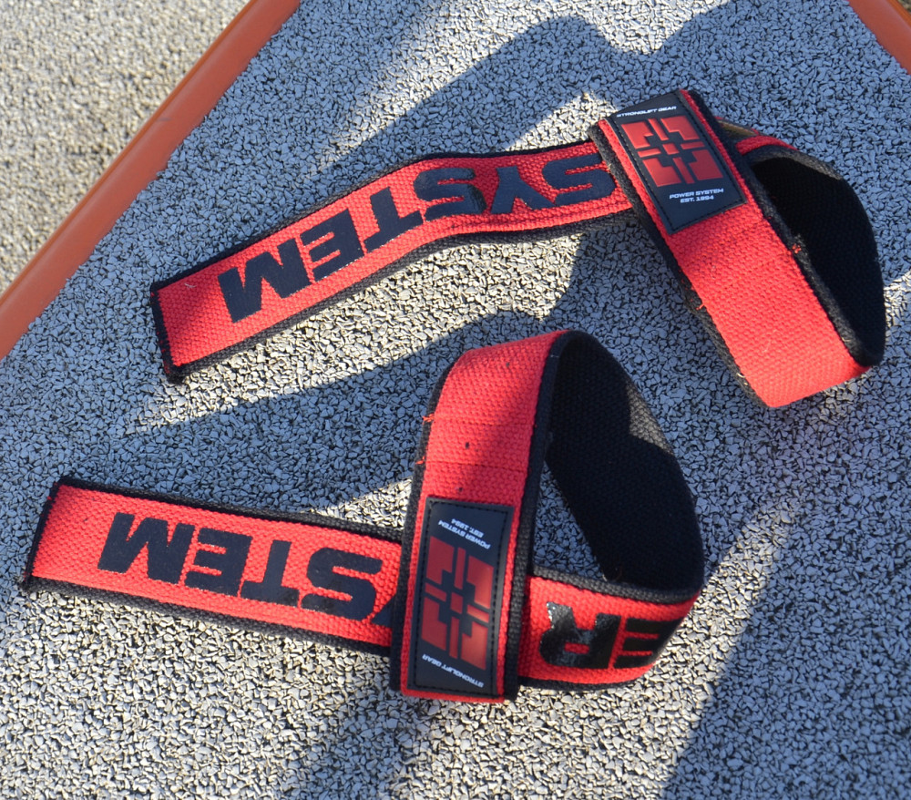 Лямки для тяги Power System PS-3401 Lifting Straps Duplex Black/Red Кам'янське - фото 7