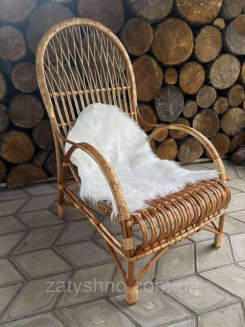 Шезлонк кресло плетеное удобное Киев - изображение 1