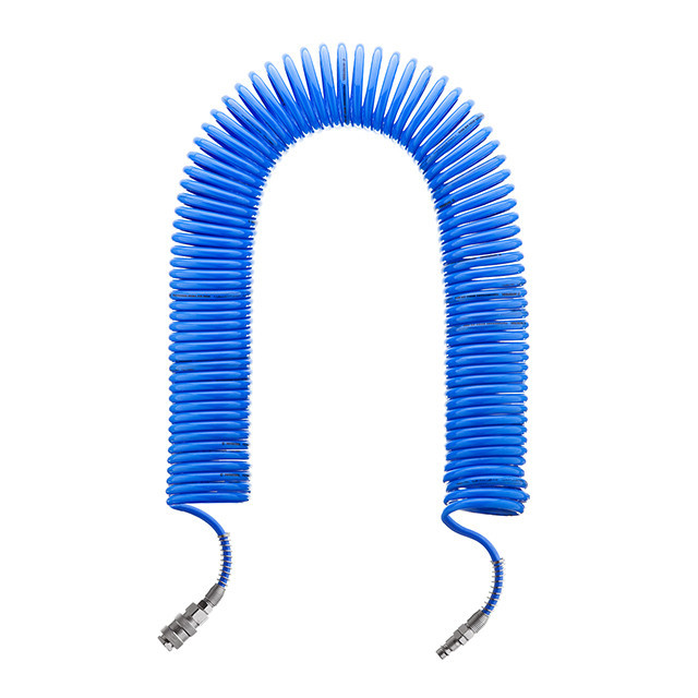 Шланг спіральний поліуретановий, 5,5×8 мм, 20 м, зі швидкороз'ємними з'єднаннями INTERTOOL PT-1709 Київ - фото 6