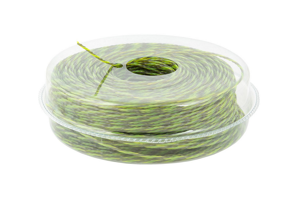 MASTERTOOL Жилка для тримера безшумна MASTERTOOL SPIRAL SQUARE 2.40 мм 131 м (блістер) двоколір Коломия - фото 3