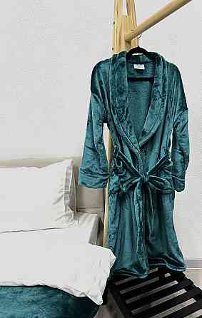 Ecotton Халат Ecotton L-XL з мікрофібри ізумрудний well soft Atlantic Коломыя