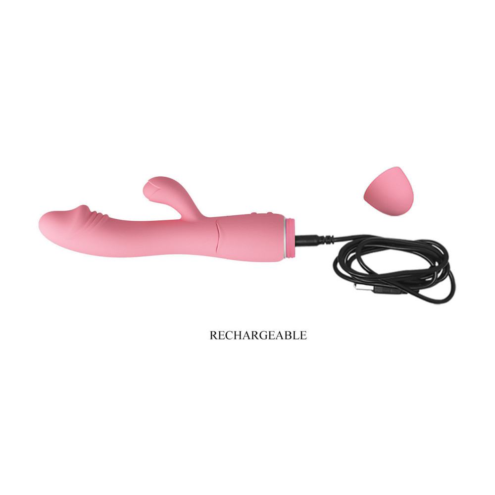 Вібратор - Pretty Love Snappy Vibrator Light Pink Sex Aura Київ - фото 8