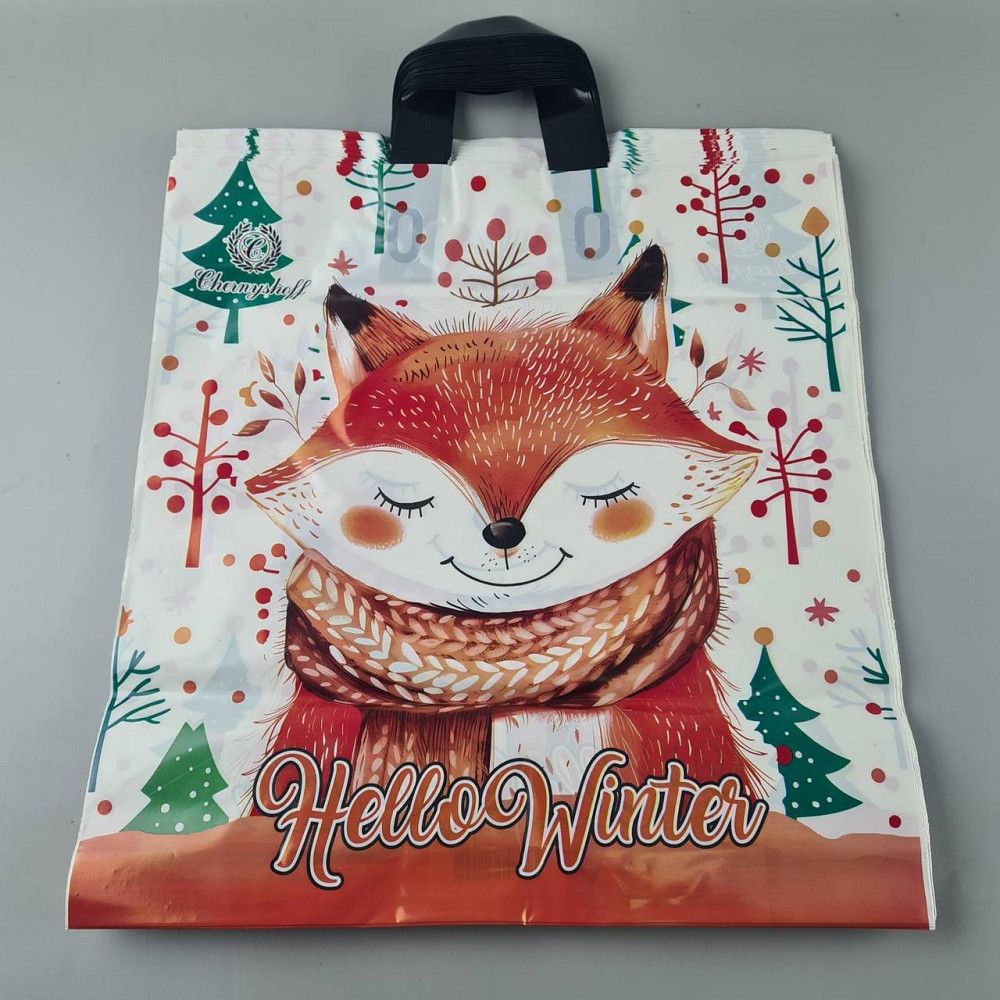 Пакет с петлевой ручкой 40*42ВТ Н.Год 