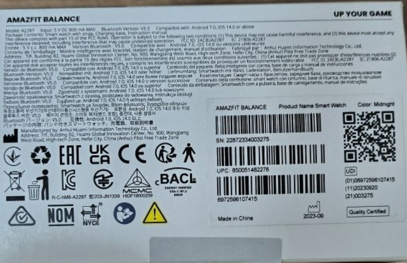 Смарт -Часы Amazfit Balance. Киев - изображение 1