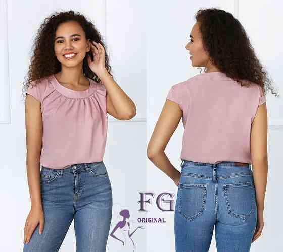 Жіноча блуза літня "Ella" оптом | Розпродаж моделі 42, Фрезовий Київ