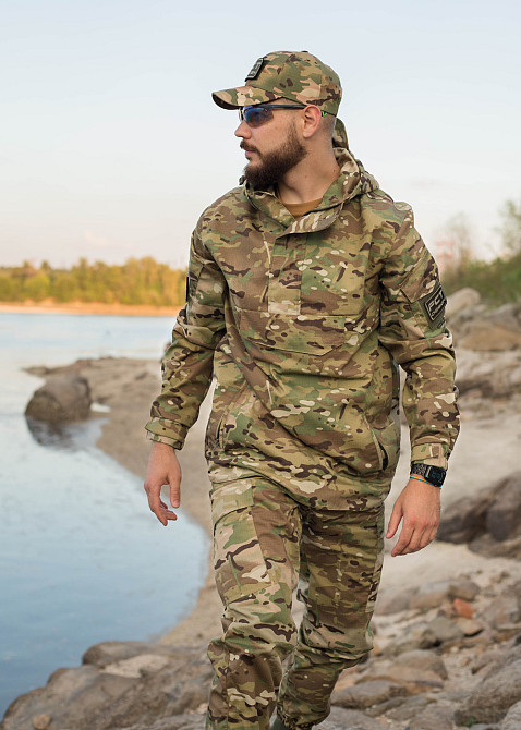 Костюм тактичний Гірка Анорак рип-стоп Мультикам Київ - фото 2