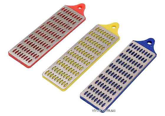 Набір брусків абразивних, алмазних, для заточування VOREL : 75х25 мм, G360/260/180, 3 шт. [25/100] Одеса