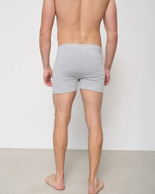 Трусы-шорты мужские однотонные - Tom John 2101-3K XXL, Серый Киев - изображение 4