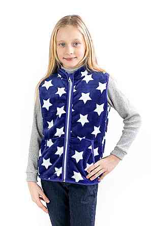 Жилет дитячий, темно-синій, бежевий, темно-сірий 110 топ Крохатушка одяг Київ