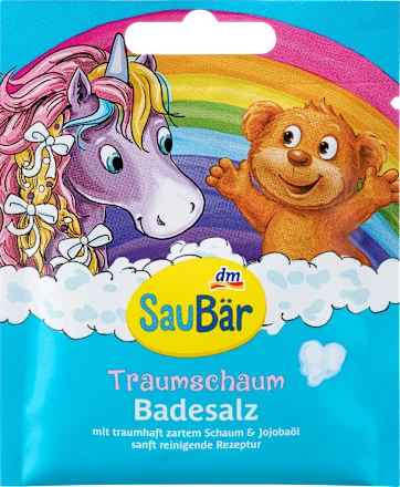 SauBär Kinder Badezusatz Traumschaum Badesalz Дитяча добавка для ваннисіль для ванн Львів - фото 1