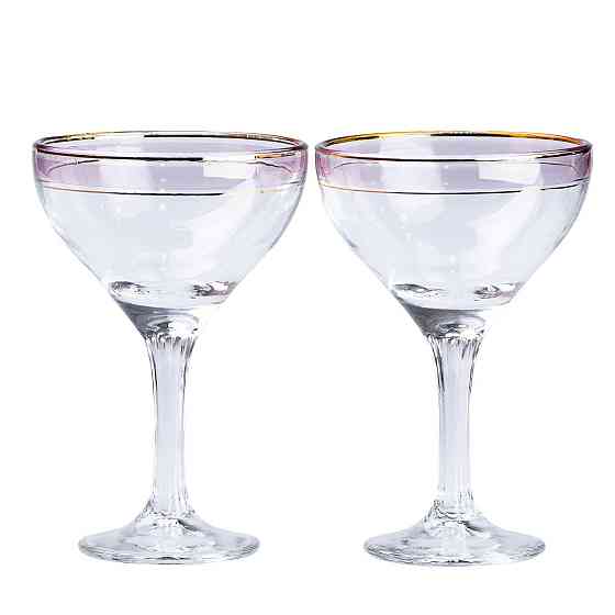 TS Kitchen Набір келихів для коктейлів 2 штуки по 290 мл, рожеві Коломия