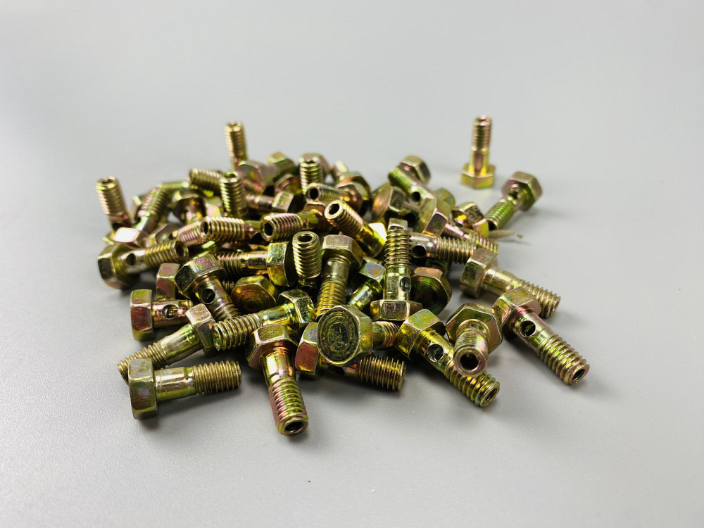 Болт-штуцер M 6 × 1 х 20 один отвір універсальний Мукачево - фото 8