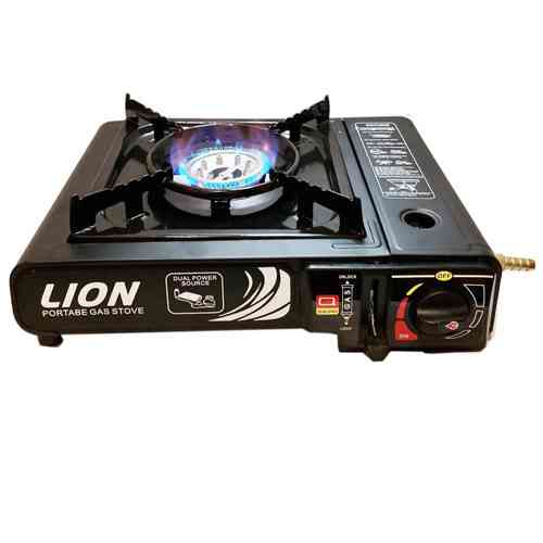 Портативная газовая плита Lion 66-3 c адаптером Киев