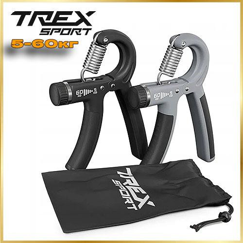 Абор регулируемых кистевых эспандеров 5-60 кг Trex Sport для рук и предплечий, тренажер для силы хвата Киев - изображение 11