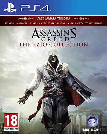 Гра Assassin's Creed The Ezio Collection синій PS4 Італійська видання PEGI 18 Київ