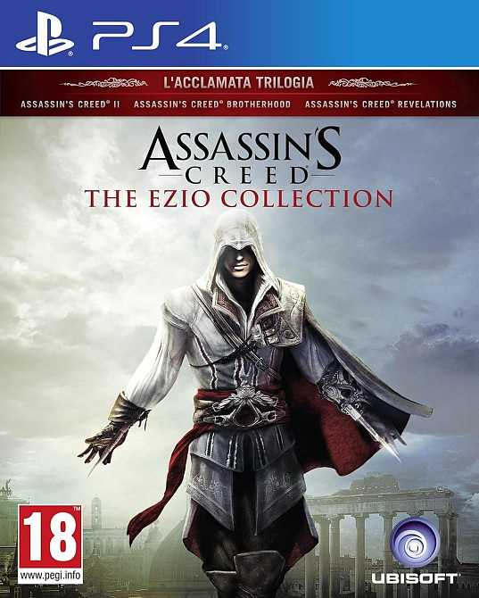 Гра Assassin's Creed The Ezio Collection синій PS4 Італійська видання PEGI 18 Київ - фото 1