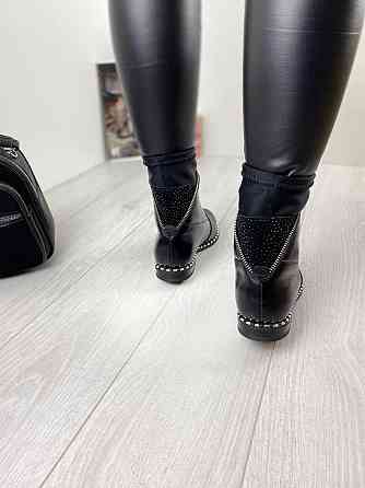 Olli Черевики жіночі OLLI чорні натуральна шкіра 37р. (K-133-10120) Коломыя