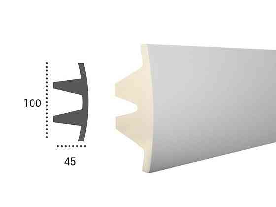 Молдинг полиуретановый гладкий серия F Tesori KF 503 Flexi Днепр