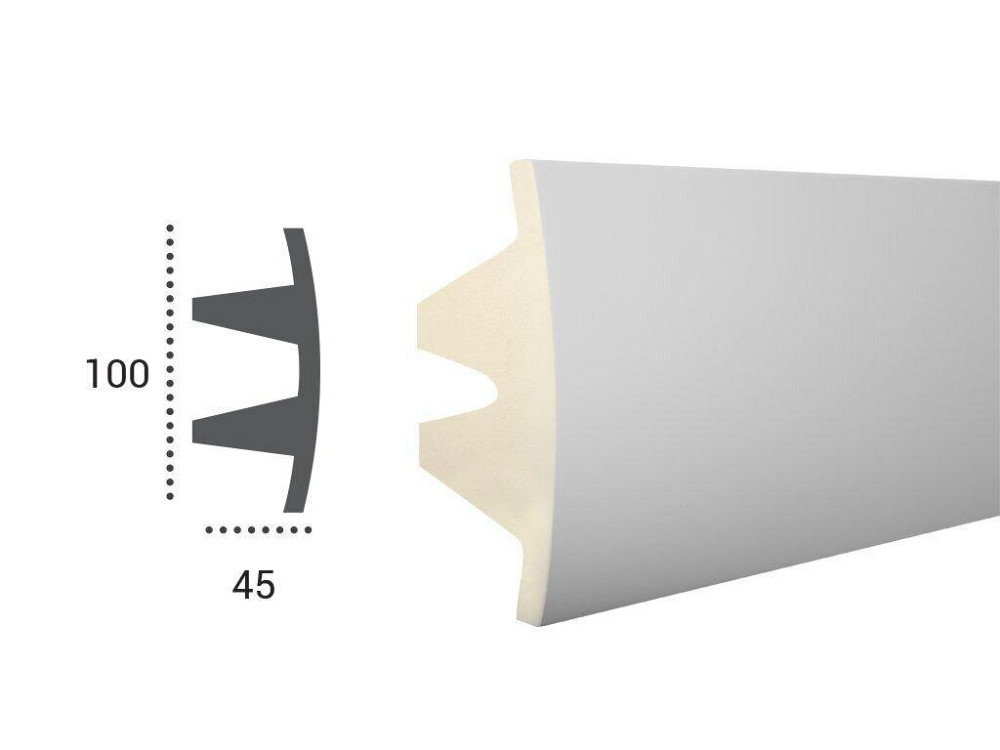 Молдинг полиуретановый гладкий серия F Tesori KF 503 Flexi Днепр - изображение 5