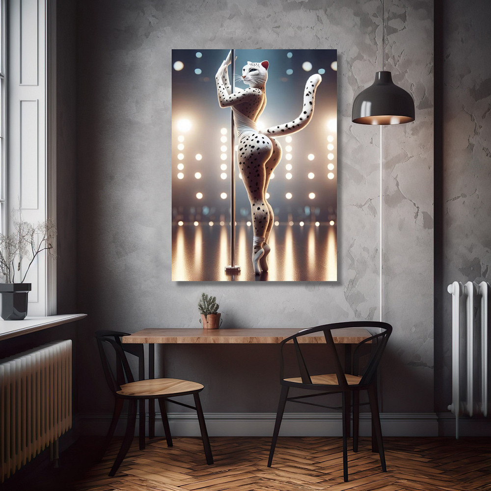 Картина Холсті в спортзал  Пантера  KLM_16 80x120 см Киев - изображение 2