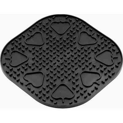 Универсальная посуда для животных Fiboo Snoopy коврик для слизывания лакомства и еды, 25х25 см черный (FIB0248) Винница