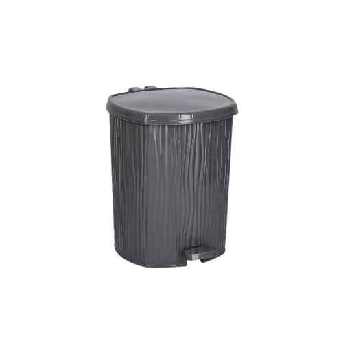 Відро для сміття 11л сірий Хвиля Wavy ELIF Житомир