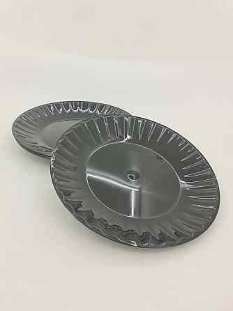 Тарілка 205 мм склоподібна, чорна, 10 шт/уп Харків