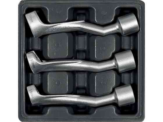 Ключі вічкові до інжекторів YATO з квадратним захопом 1/2", М14, 17, 19 мм, 3 шт. [20] Одеса