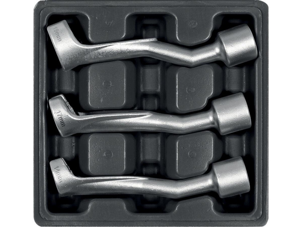 Ключі вічкові до інжекторів YATO з квадратним захопом 1/2", М14, 17, 19 мм, 3 шт. [20] Одеса - фото 1