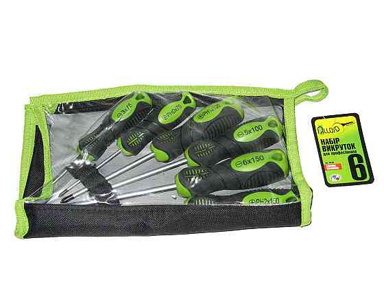 Набор отверток 6 предметов (сумка) Alloid (НО-6С) (наб.) Винница