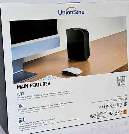 Зовнішній жосткий диск Накопичувач UnionSine 10 ТБ HD3510 Харків