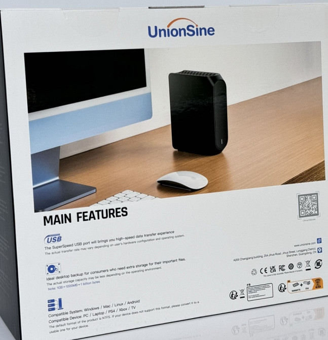 Зовнішній жосткий диск Накопичувач UnionSine 10 ТБ HD3510 Харків - фото 3