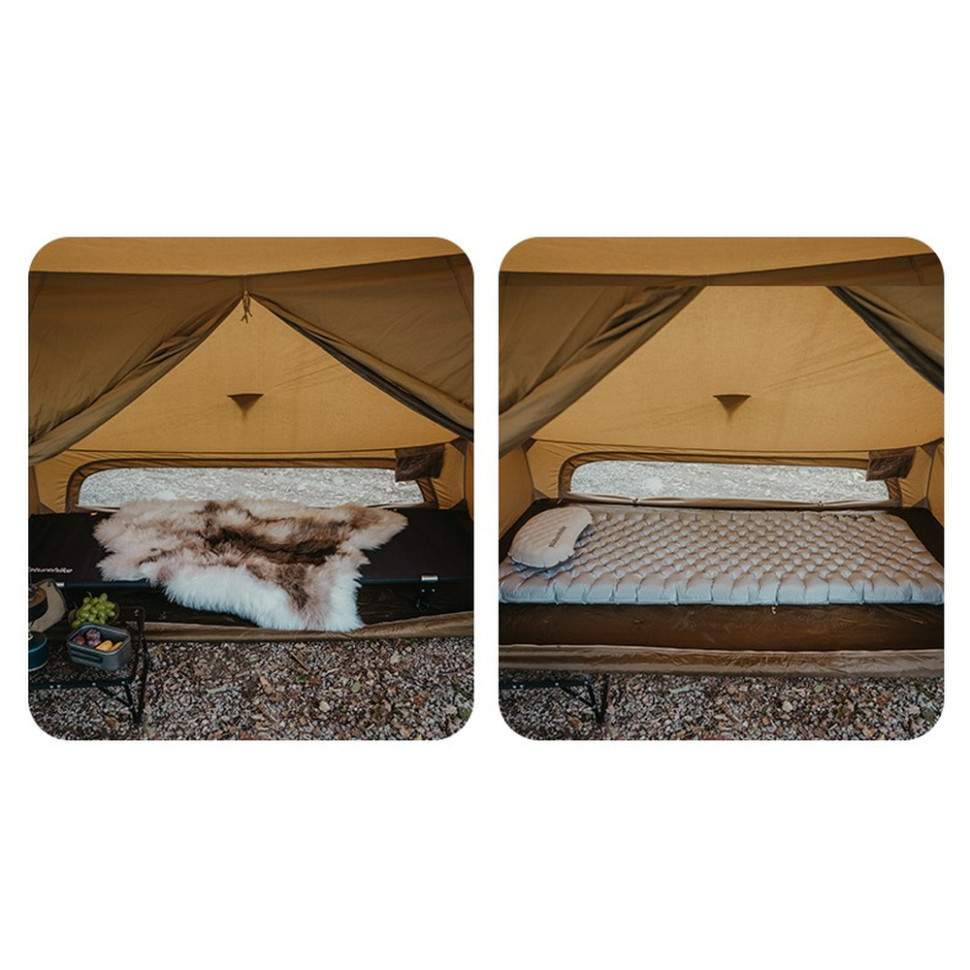 Намет одномісний з тентом Naturehike CNK2450WS026 (Коричневий) Київ - фото 5