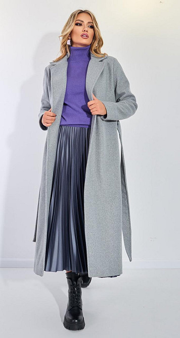 Кашемірове пальто з розрізами (42) Київ - фото 4