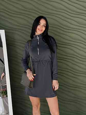 Трикотажна сукня оверсайз на кулісці "Answer" | Норма і батал Київ