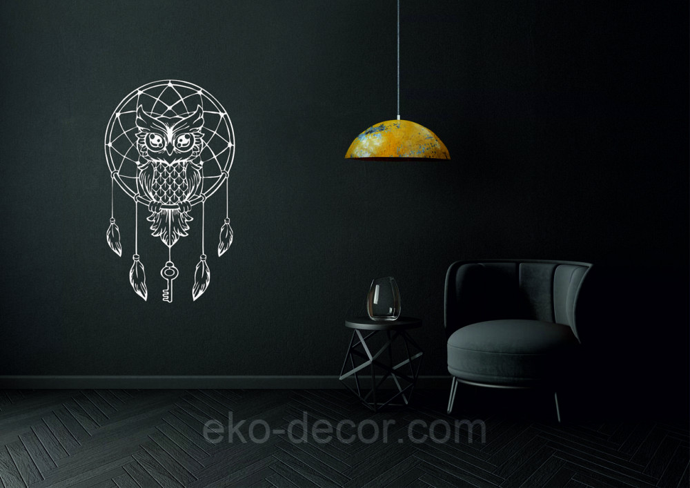 Декоративне настінне Панно «Ловець снів» Декор на стіну 90*53 см, Білий Київ - фото 10